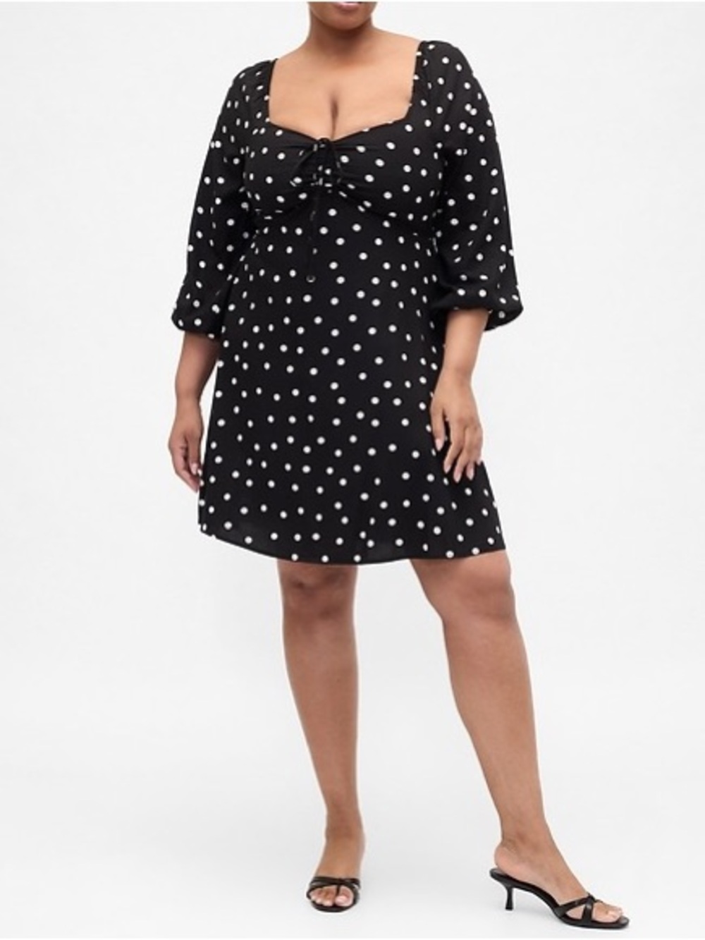 Black & White Polka Dot Dress